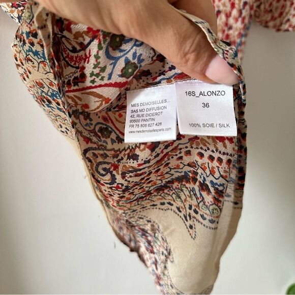 Mes Demiselles Alonzo Silk Top - Picture 6 of 6